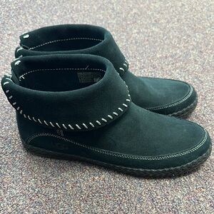 UGG Black Suede Ankle Boots